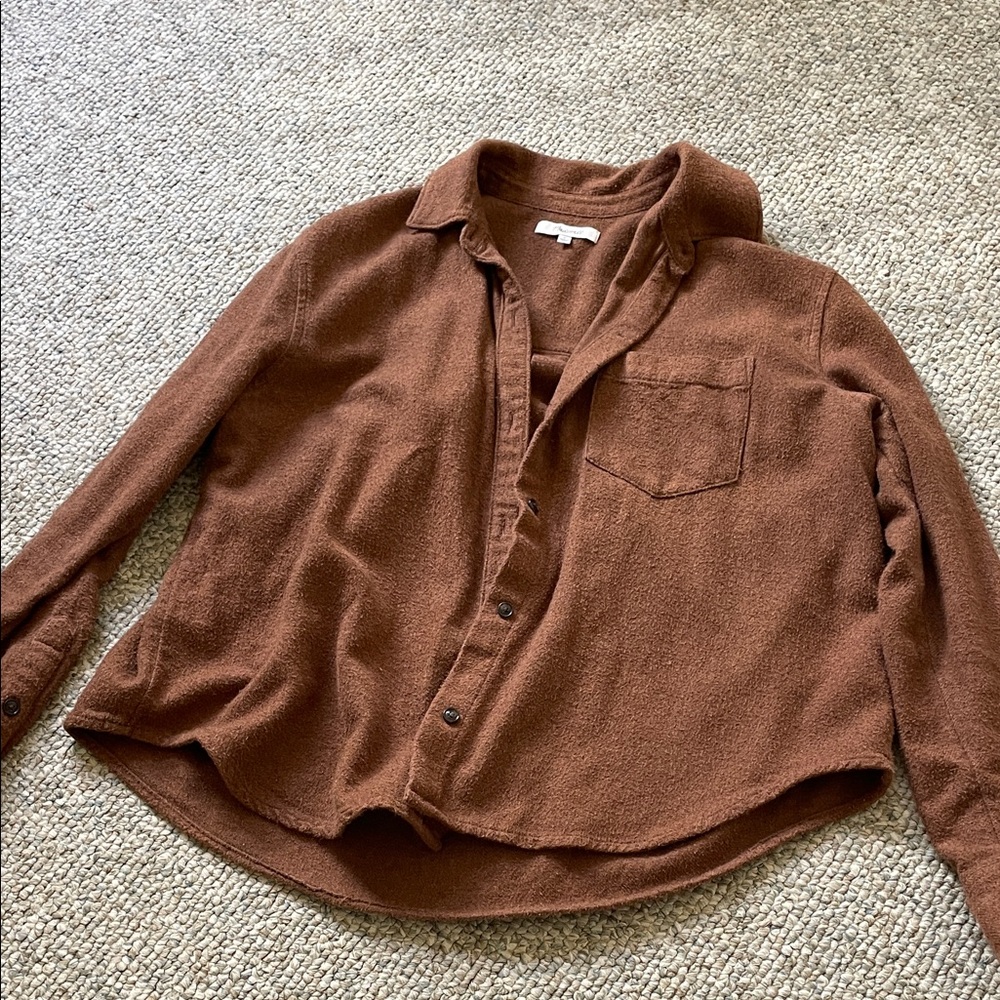 Madewell Chestnut Button-Up Shirt